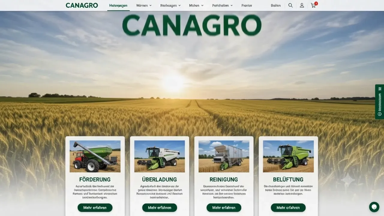 Webdesign, Webentwicklung, SEO & Digitalberatung für CanAGRO GmbH – Referenz der Ambitive Digitalagentur