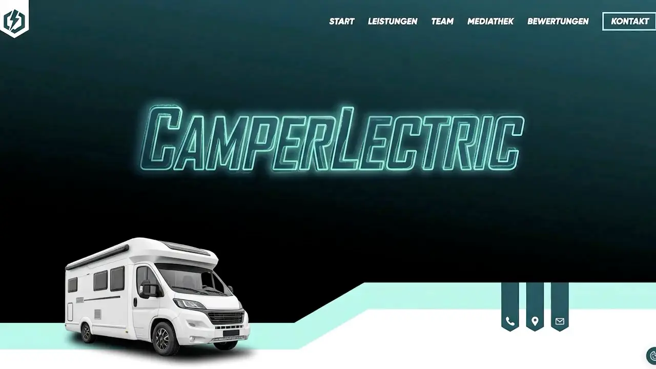 Webdesign, Webentwicklung, SEO & Fotografie für Camper Electric GbR – Referenz der Ambitive Digitalagentur